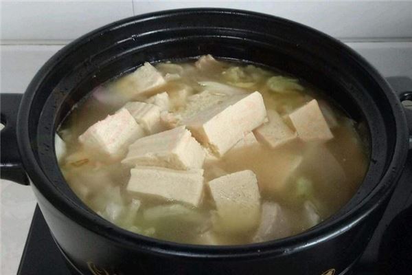 冻豆腐炖白菜的做法 美味家常菜