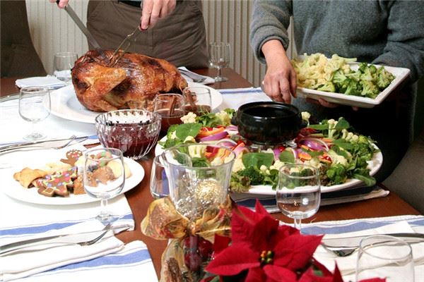 圣诞节吃什么传统食物 8人份大餐菜单
