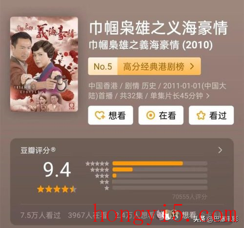 香港经典连续剧排行榜(tvb最好看的剧排名)插图27