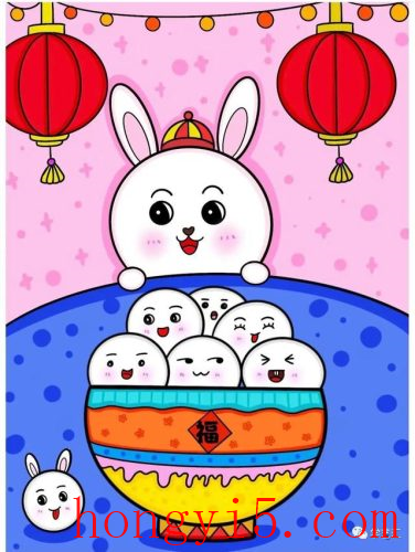 关于春节的儿童画(关于春节的绘画)插图21