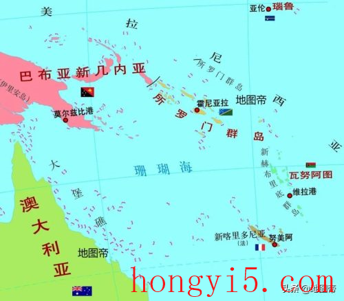 所罗门群岛地图位置(所罗门群岛地图)插图5