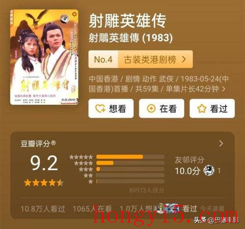 香港经典连续剧排行榜(tvb最好看的剧排名)插图2