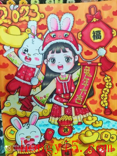 关于春节的儿童画(关于春节的绘画)插图31
