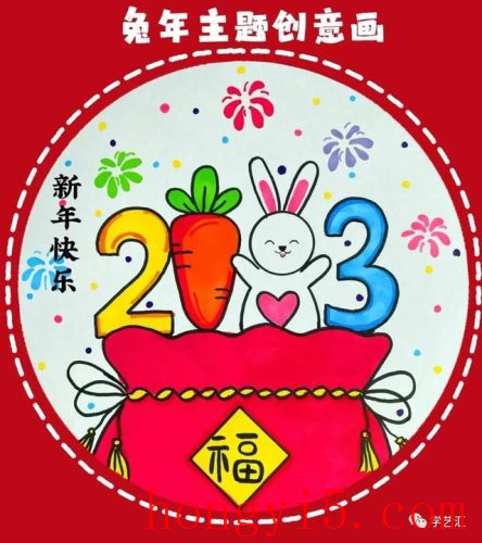 关于春节的儿童画(关于春节的绘画)插图28