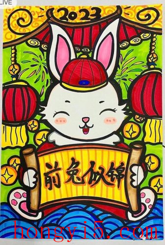 关于春节的儿童画(关于春节的绘画)插图7