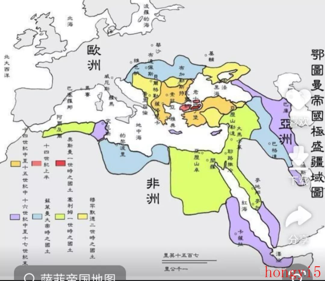 奥斯曼帝国的面积有多大（奥斯曼帝国最大版图面积多少平方公里）(图6)