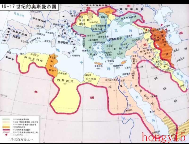 奥斯曼帝国的面积有多大（奥斯曼帝国最大版图面积多少平方公里）(图4)