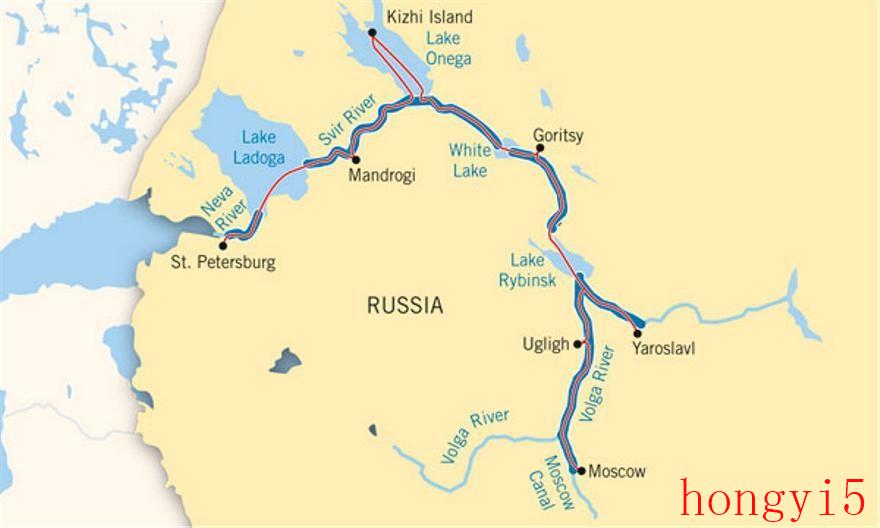 伏尔加河是俄罗斯的母亲河,该河自西北（