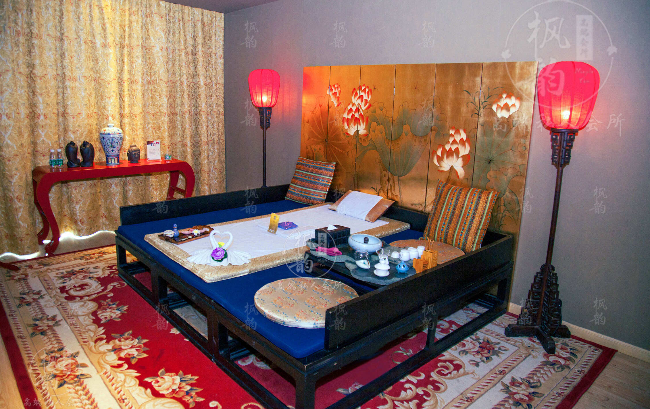 上海皇家舒缓浴场会所一环境也很舒服，
